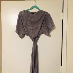 Topshop Silver Dress